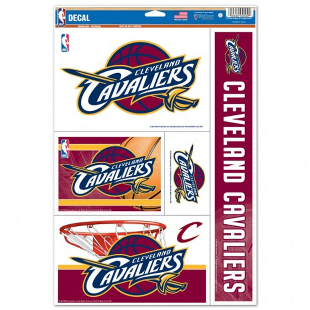 Calcomanía ultra de los Cleveland Cavaliers de 11 x 17 pulgadas