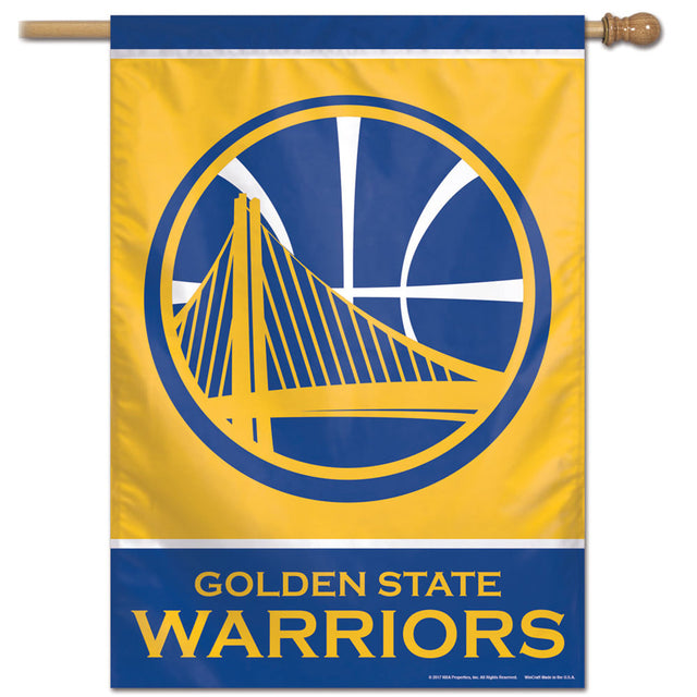 Bandera de los Golden State Warriors de 28 x 40