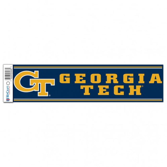 Georgia Tech Yellow Jackets Decal 3x12 Bumper Strip Style