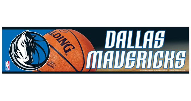 Pegatina para el parachoques de los Dallas Mavericks