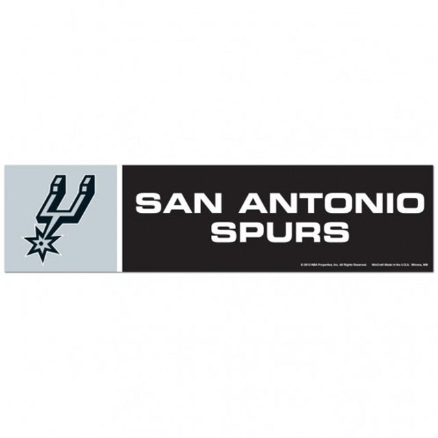 San Antonio Spurs Decal 3x12 Bumper Strip Style