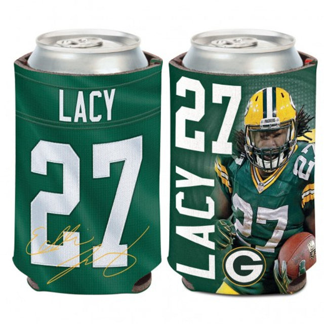 Enfriador de latas de los Green Bay Packers Eddie Lacy Design CO