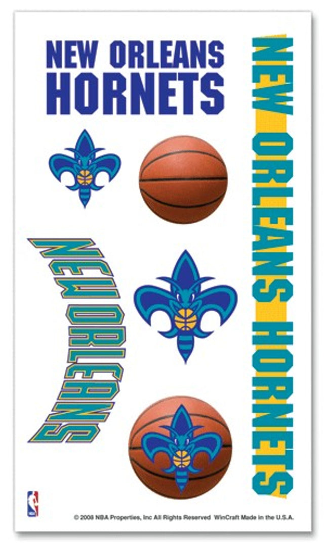 Tatuajes temporales de los New Orleans Hornets