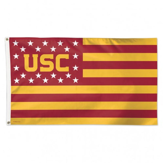 USC Trojans Flag 3x5 Deluxe Style Stars and Stripes Design