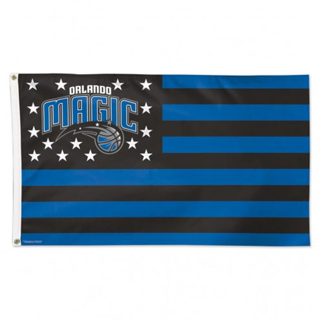 Bandera de los Orlando Magic de 3 x 5 pulgadas, estilo de lujo, diseño de estrellas y rayas