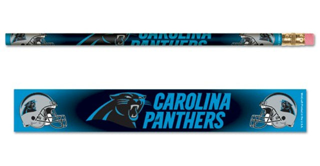 Paquete de 6 lápices de Carolina Panthers