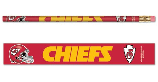 Paquete de 6 lápices de los Kansas City Chiefs