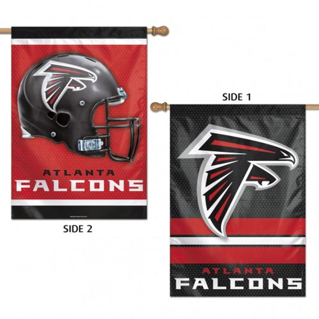 Banner de los Atlanta Falcons de 28 x 40 pulgadas, vertical, premium, de 2 lados