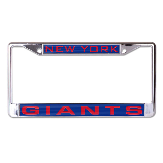 New York Giants License Plate Frame - Inlaid
