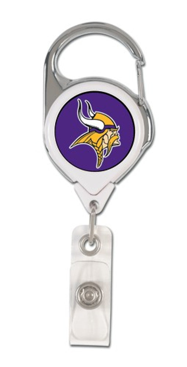 Porta credencial retráctil premium de Minnesota Vikings