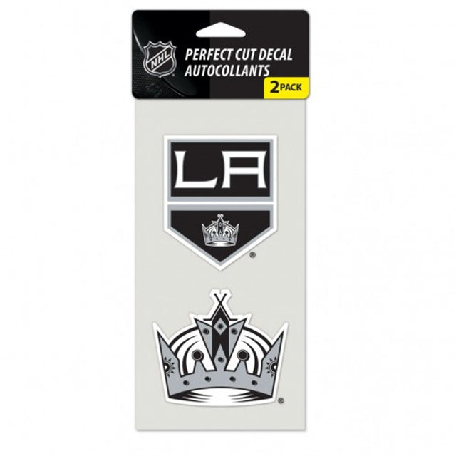 Los Angeles Kings Decal 4x4 Perfect Cut Set of 2