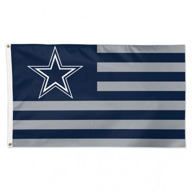 Bandera de los Dallas Cowboys de 3 x 5 pulgadas, diseño americano de lujo