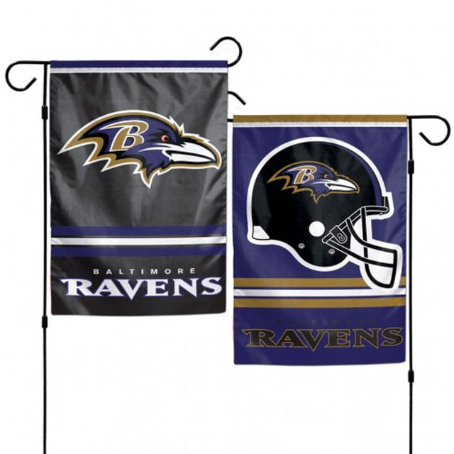 Bandera de los Baltimore Ravens de 12 x 18 pulgadas, estilo jardín, de 2 lados
