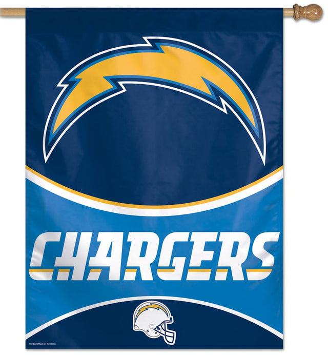Banner vertical de los Chargers de Los Ángeles de 28 x 40 pulgadas
