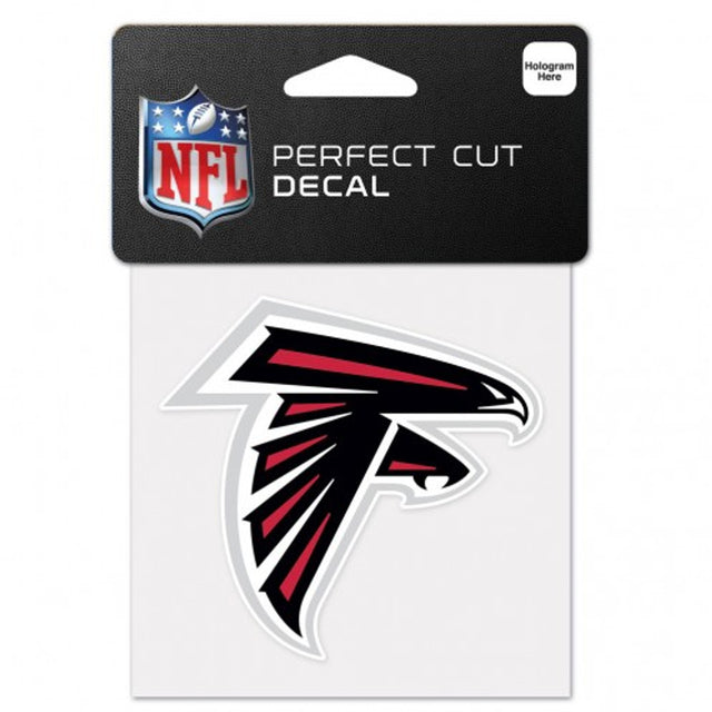 Calcomanía de los Atlanta Falcons 4x4 con corte perfecto y color