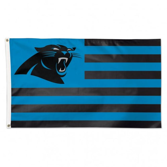 Bandera de los Carolina Panthers de 3 x 5 pulgadas, diseño americano de lujo