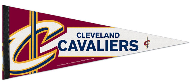 Banderín de los Cleveland Cavaliers de 12 x 30, estilo premium