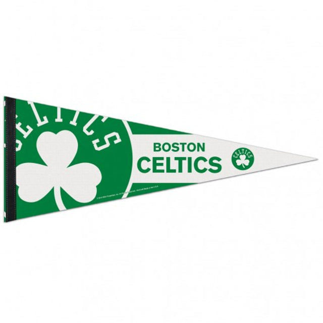Banderín de los Boston Celtics de 12 x 30 cm, estilo premium