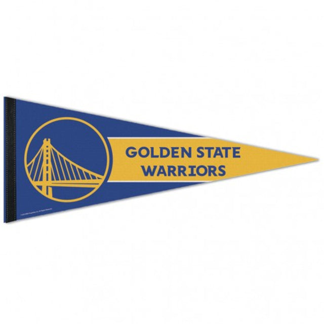 Banderín de los Golden State Warriors de 12 x 30, estilo premium