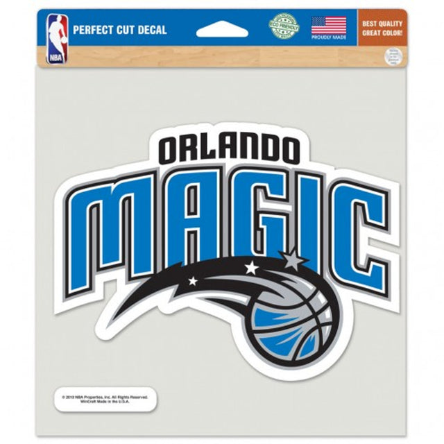 Calcomanía de Orlando Magic de 8 x 8 pulgadas y corte perfecto