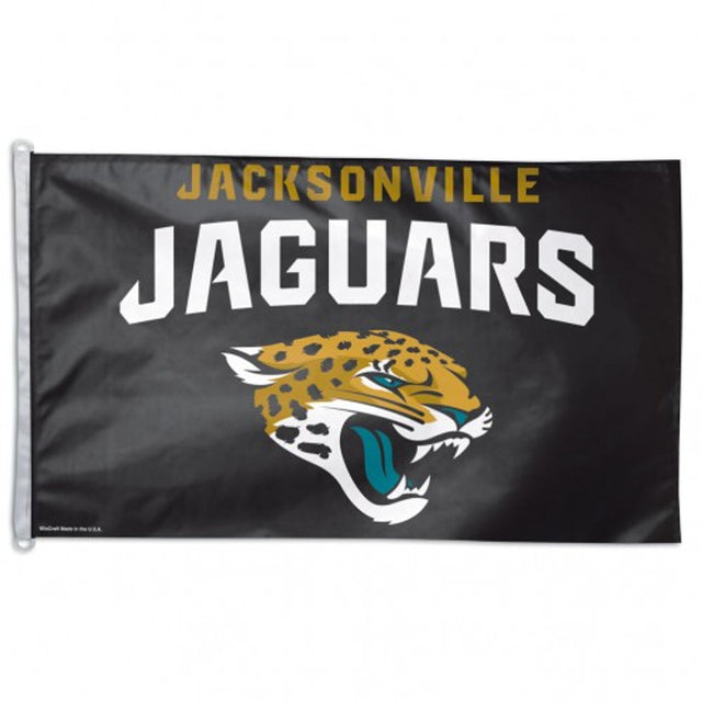 Bandera de los Jacksonville Jaguars de 3 x 5 pulgadas