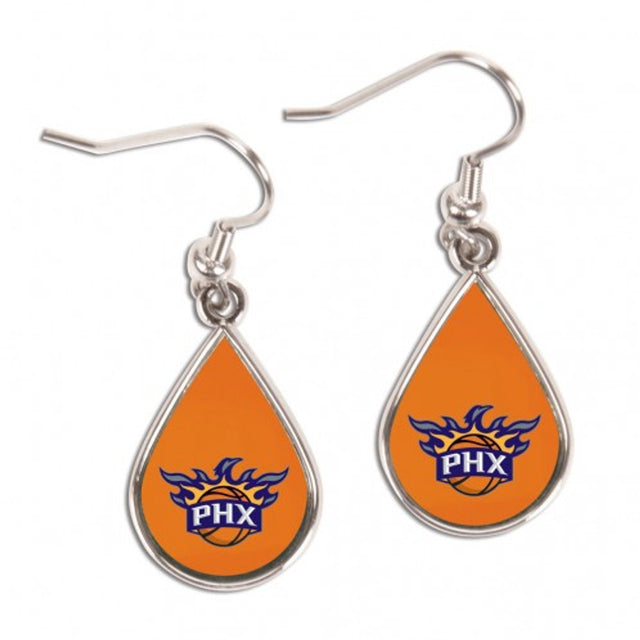 Pendientes Phoenix Suns estilo lágrima
