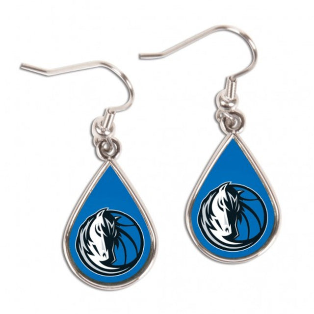 Pendientes de los Dallas Mavericks con forma de lágrima