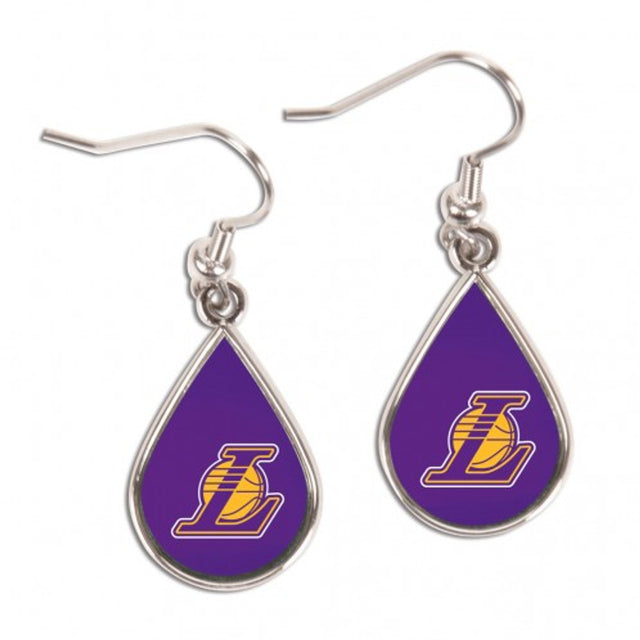 Pendientes de Los Angeles Lakers estilo lágrima