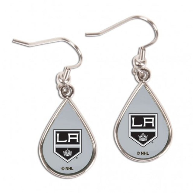 Pendientes de Los Angeles Kings con forma de lágrima