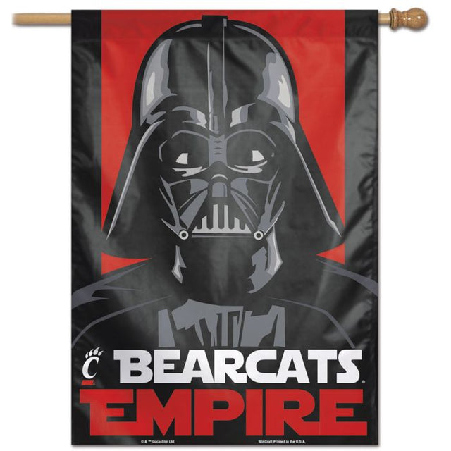 Bandera vertical de Cincinnati Bearcats / Star Wars, Star Wars, Vader, 28" x 40"