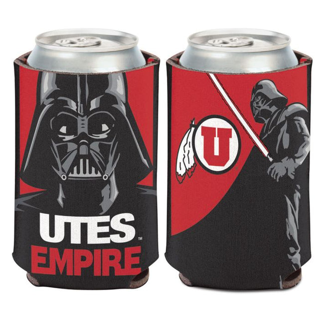 Utah Utes / Star Wars DARTH VADER Enfriador de latas de 12 oz.
