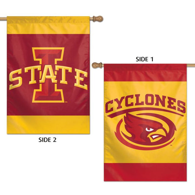 Iowa State Cyclones Vertical Flag 2 Sided 28" x 40"