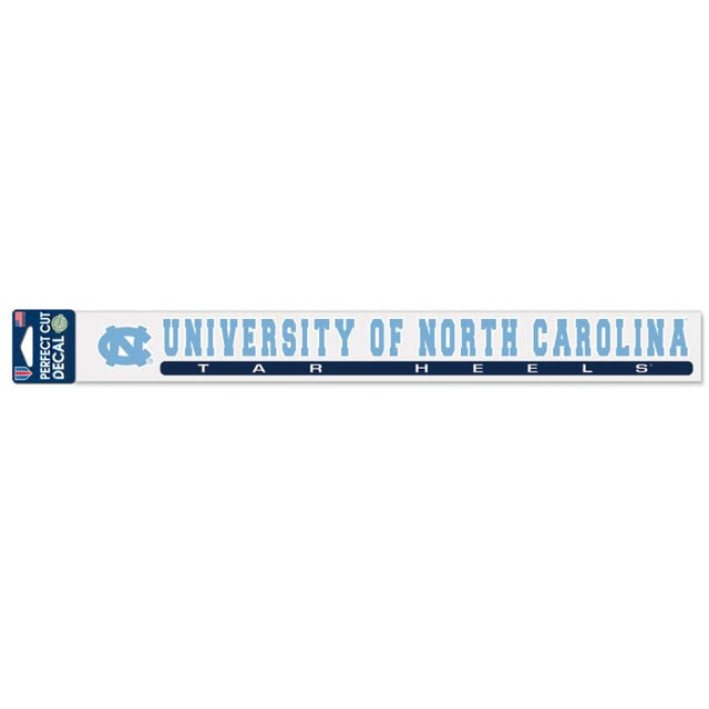 North Carolina Tar Heels Perfect Cut Decals 2" x 17"