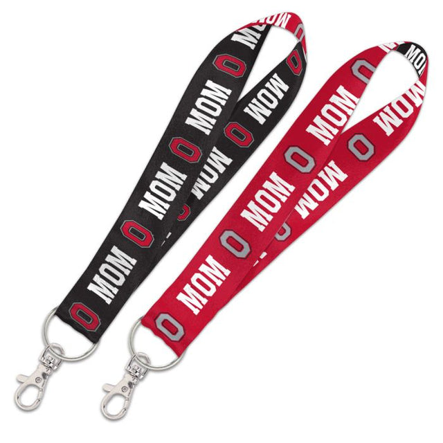 Ohio State Buckeyes MOM Lanyard Key Strap 1"