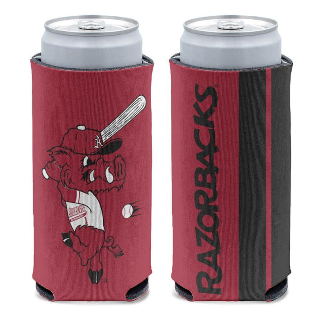 Arkansas Razorbacks /College Vault 12 oz Slim Can Cooler