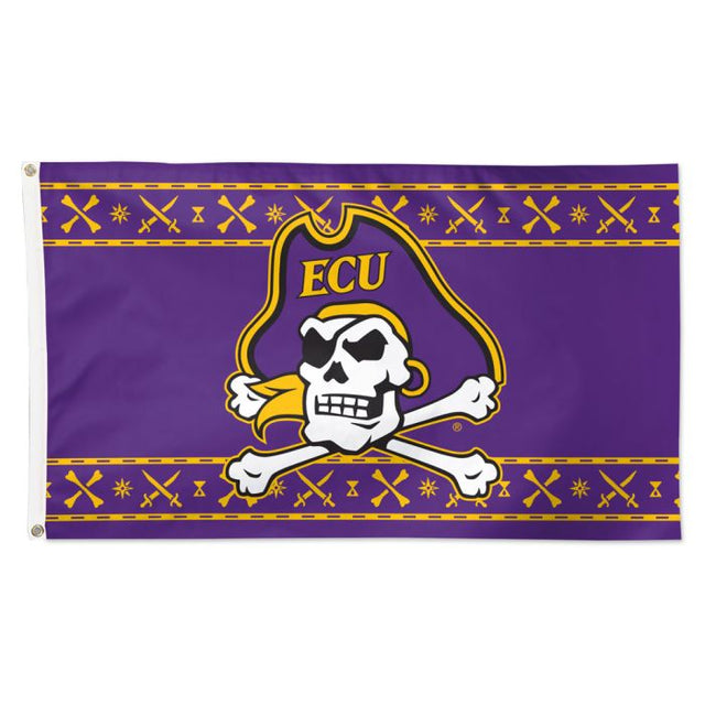East Carolina Pirates ICON STRIPE Flag - Deluxe 3' X 5'