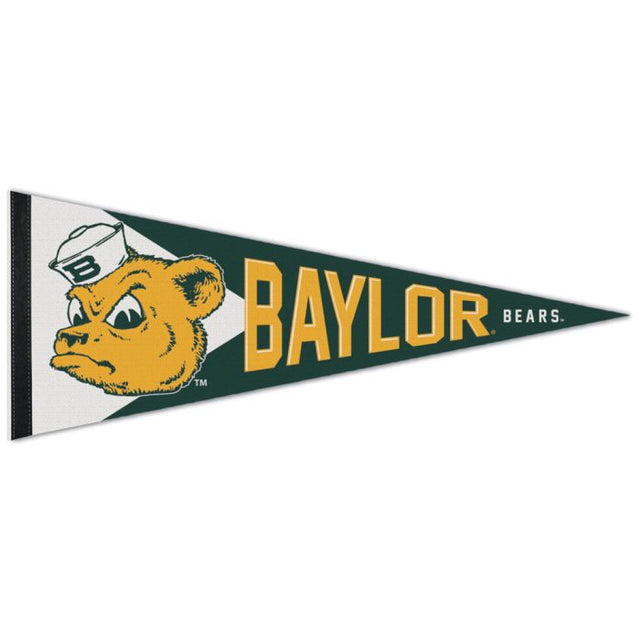 Banderín premium de Baylor Bears/College Vault de 12" x 30"