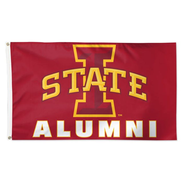 Bandera de exalumnos de los ciclones de Iowa State: Deluxe, 3' x 5'