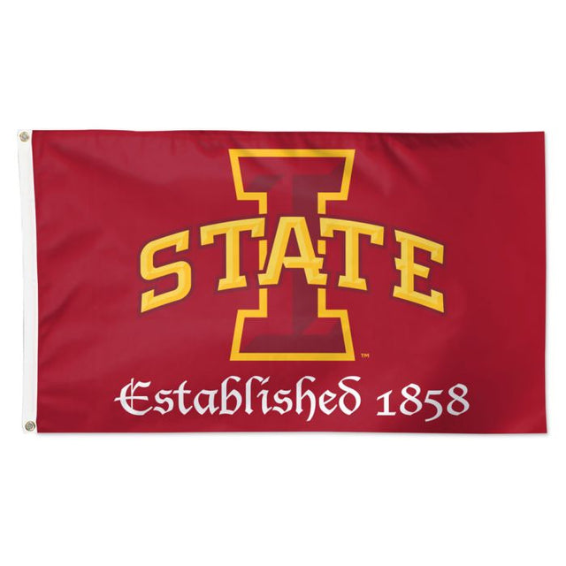 Bandera establecida de los ciclones del estado de Iowa: Deluxe, 3' x 5'