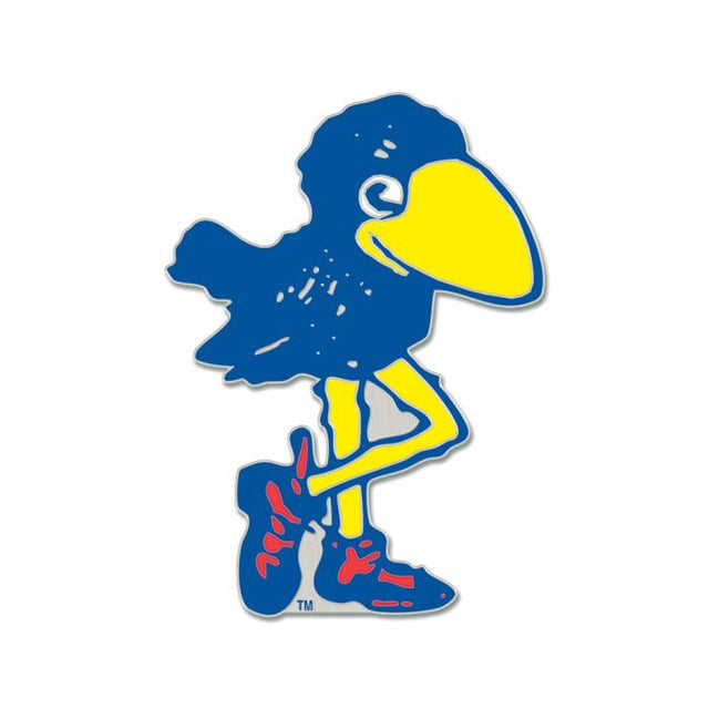 堪萨斯大学杰霍克斯队/College Vault 收藏家珐琅别针珠宝卡