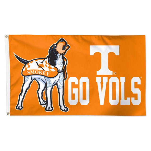 Bandera de mascota de los Tennessee Volunteers: Deluxe, 3' x 5'