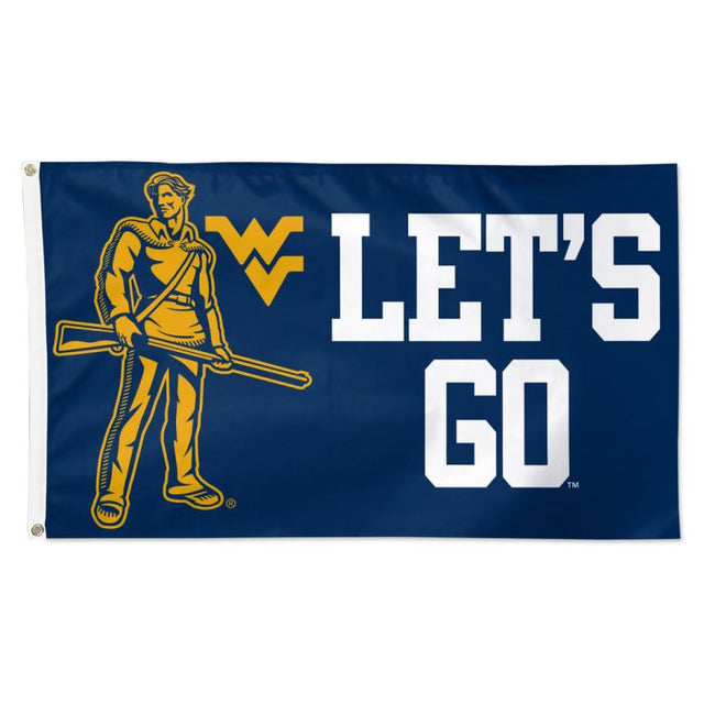 West Virginia Mountaineers Mascot Flag - Deluxe 3' X 5'