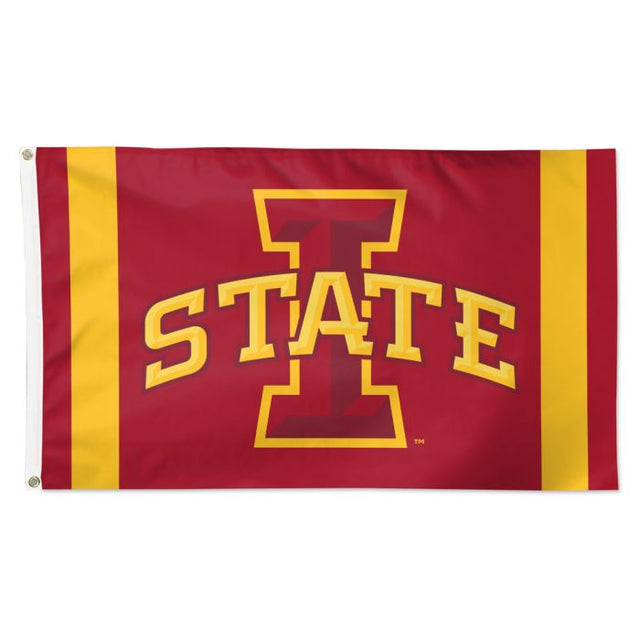 Iowa State Cyclones VERTICAL STRIPES Flag - Deluxe 3' X 5'
