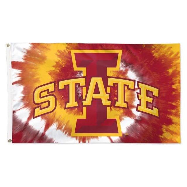 Iowa State Cyclones Tie Dye Flag - Deluxe 3' X 5'