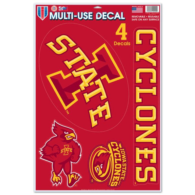 Iowa State Cyclones Multi-Use Decal 11" x 17"