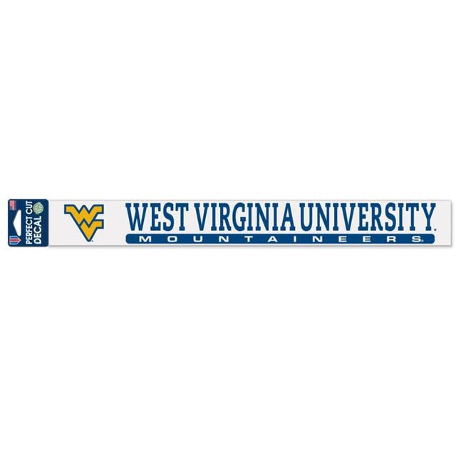 West Virginia Mountaineers Perfect Cut Decals 2" x 17"