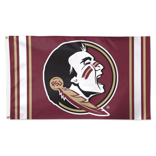 Bandera de los Seminoles del estado de Florida con rayas verticales, de lujo, 3' x 5'