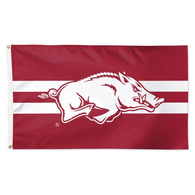 Bandera de los Arkansas Razorbacks: Deluxe, 3 pies x 5 pies