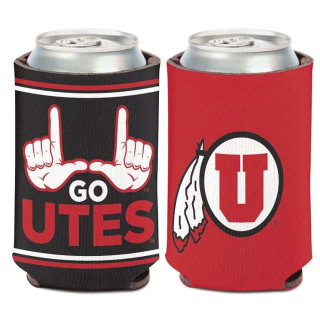 Enfriador de lata SLOGAN de Utah Utes de 12 oz.