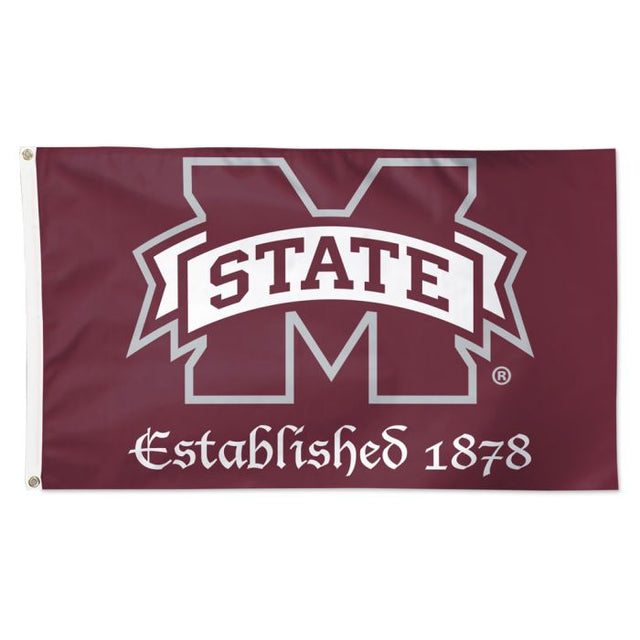Bandera de Mississippi State Bulldogs ESTABLECIDA - Deluxe 3' X 5'
